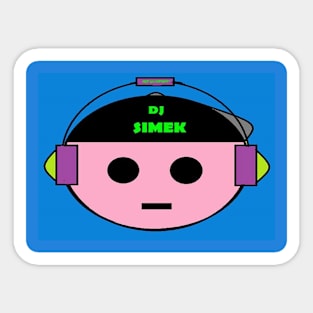 Logo ``Dj Simek´´ Sticker